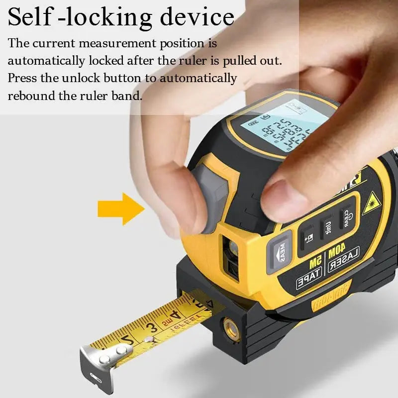 3 in 1 Infrared Laser Tape Measuring Instrument